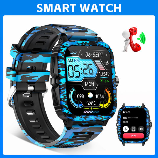 Waterproof Smart Watch Fitness Tracker Bluetooth Calling