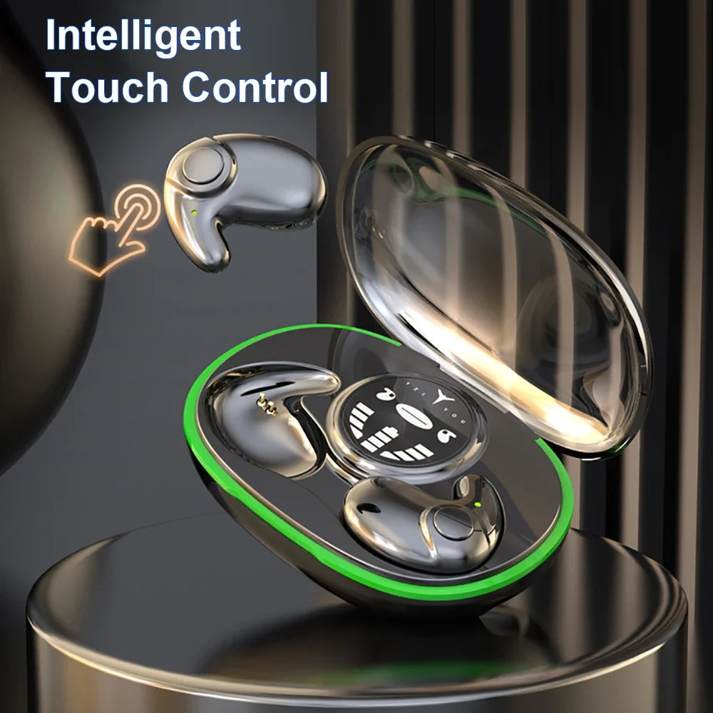 Invisible Sleep Bluetooth IPX5 Waterproof Earbuds Touch Control Headsets