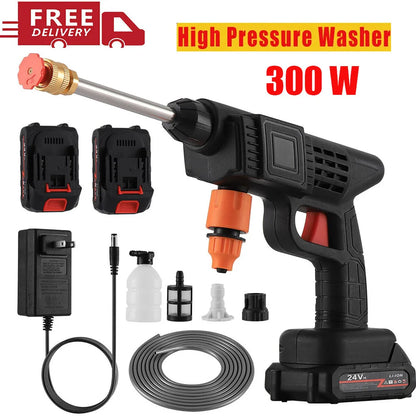Cordless High Pressure Car Washer with Foam Generator for Home or Construction