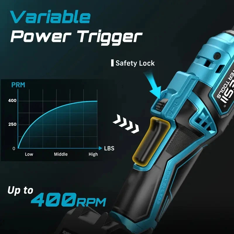 3/8" Drive 21V Cordless Electric Wrench