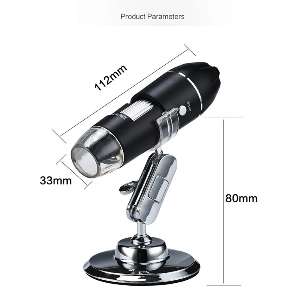 1600X Portable Electronic Digital Handheld Magnifier Microscope