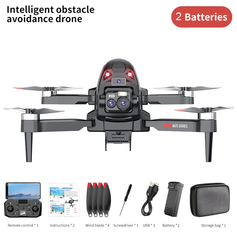 CS16 drone with double camera, and 360 Degree Obstacle Avoidance