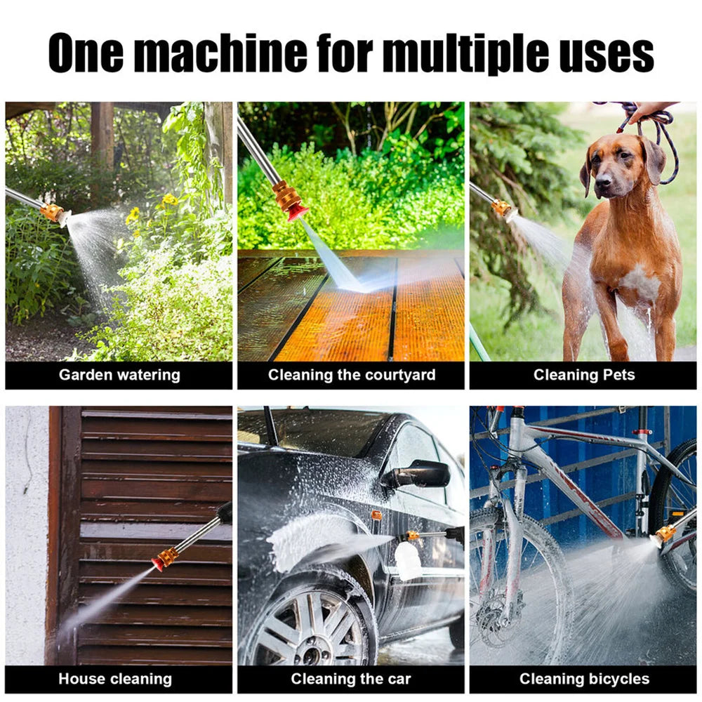 Cordless High Pressure Car Washer with Foam Generator for Home or Construction