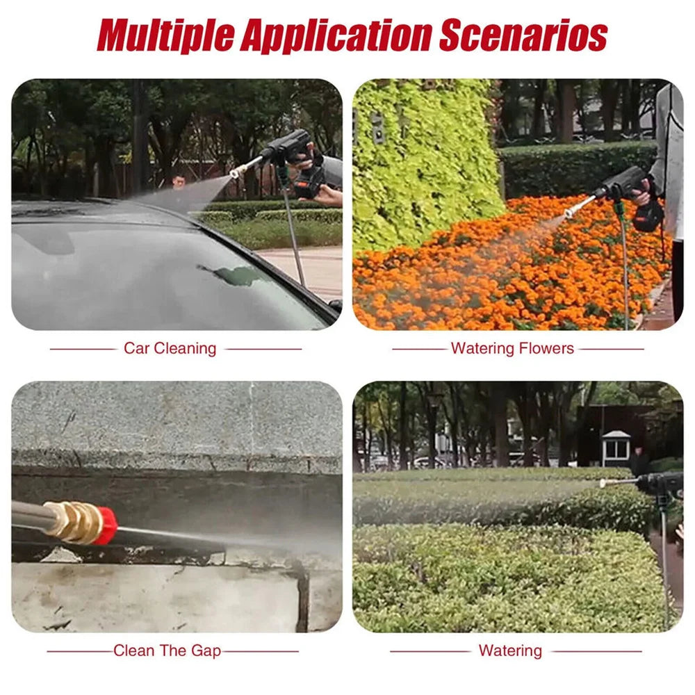 Cordless High Pressure Car Washer with Foam Generator for Home or Construction