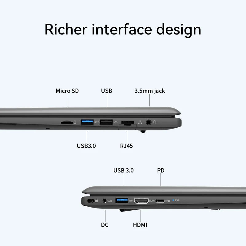 16 Inch Laptop/Intel Core i5 Windows 11 Laptop 16GB RAM 1TB ROM SSD