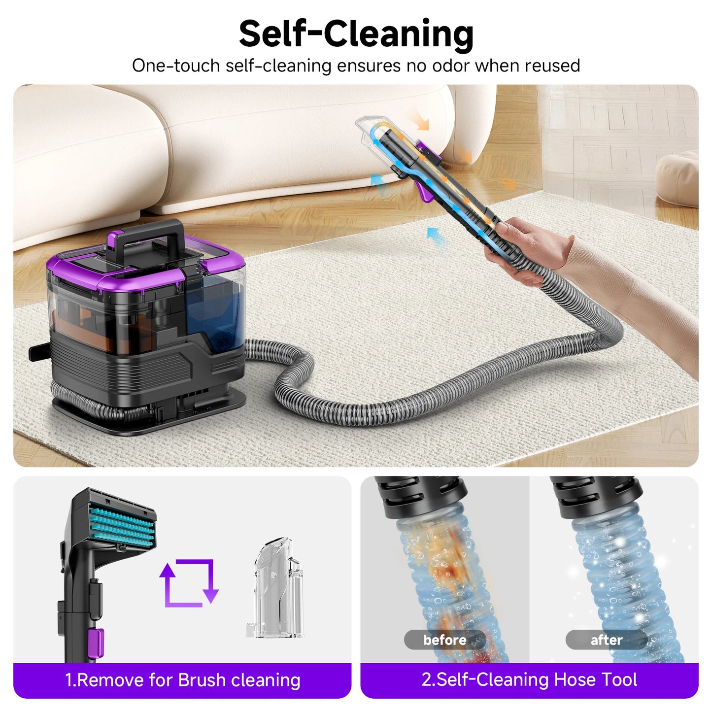 Honki Portable Carpet/ Upholstery Multifunctional Cleaner