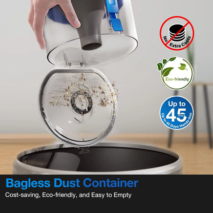 Self-Emptying Robot Vacuum and Mop, Tangle-Free for Pet Hair, Smart Mapping