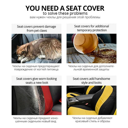 Universal Sporty Car Seat Protector/Covers Set  Fit Most Cars