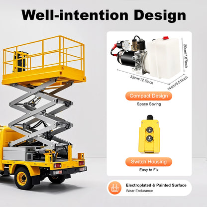 Small Electric Hydraulic Pump with Remote Control