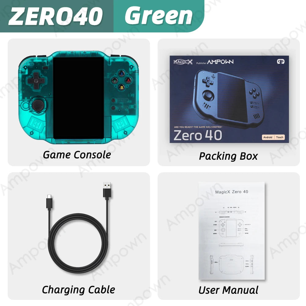 ZERO 40 Handheld Game Console 4'' IPS Multi-touch Screen