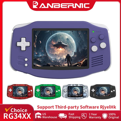ANBERNIC RG34XX Retro Handheld Game Console 64-bit Video Gaming Player