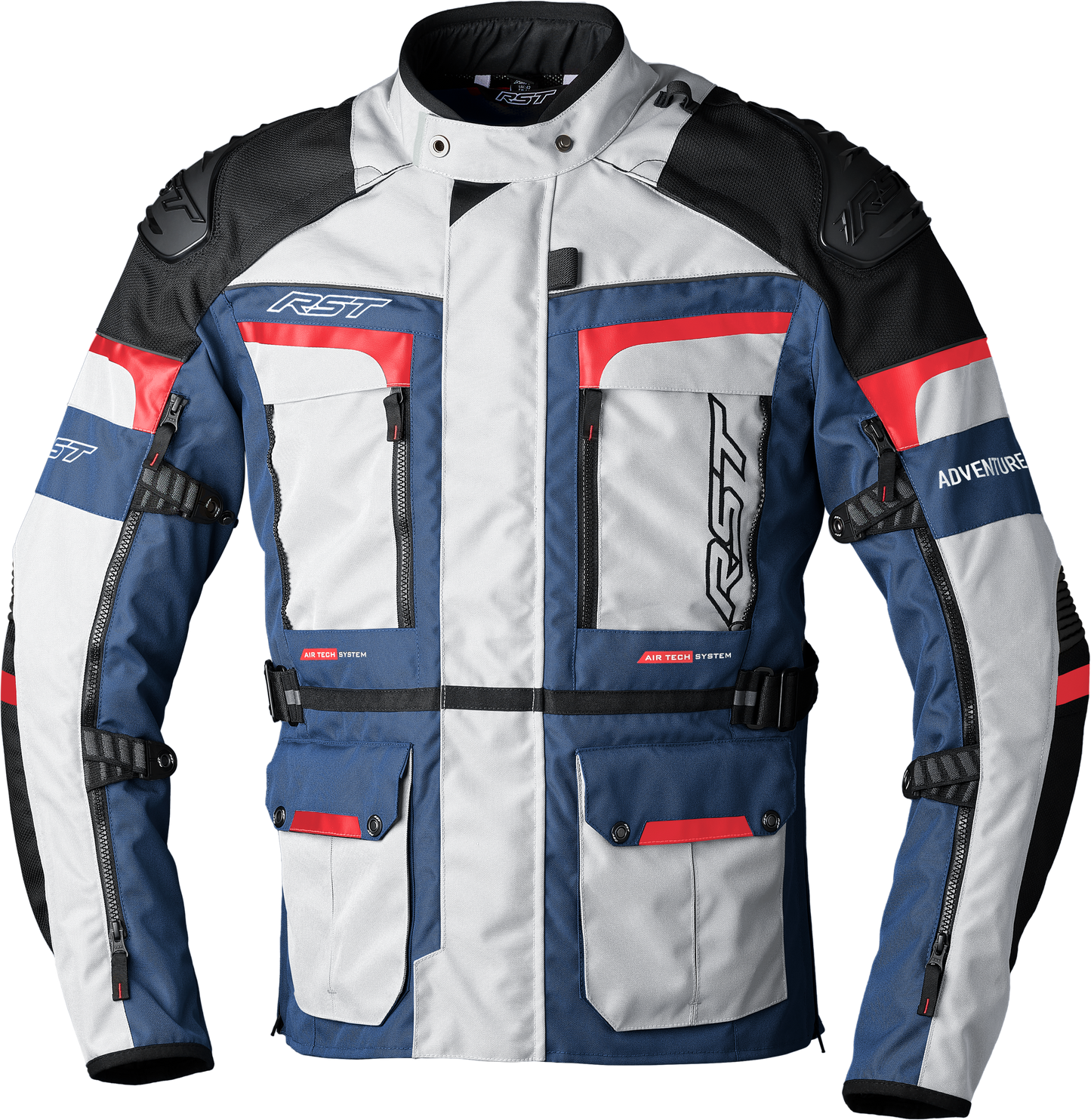 RST Pro Series Adventure-X Ce Jacket Sil/Blu/Red Textile Sm 556-2409140