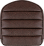 SADDLEMEN Sissy Bar Pad - Tuck-n-Roll - Brown 040846BR