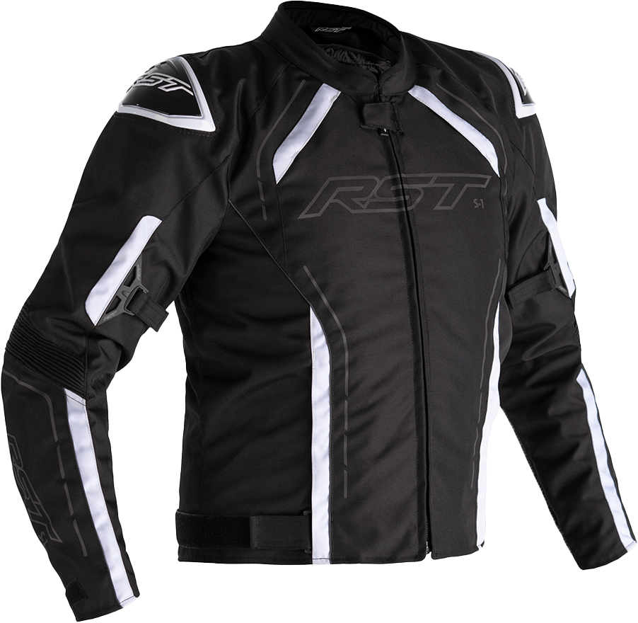 RST S1 Ce Jacket Black/Black/White Textile Md 556-2559342