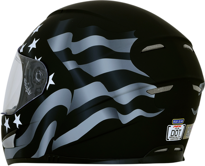 AFX FX-99 Helmet - Flag - Stealth - Medium 0101-11357