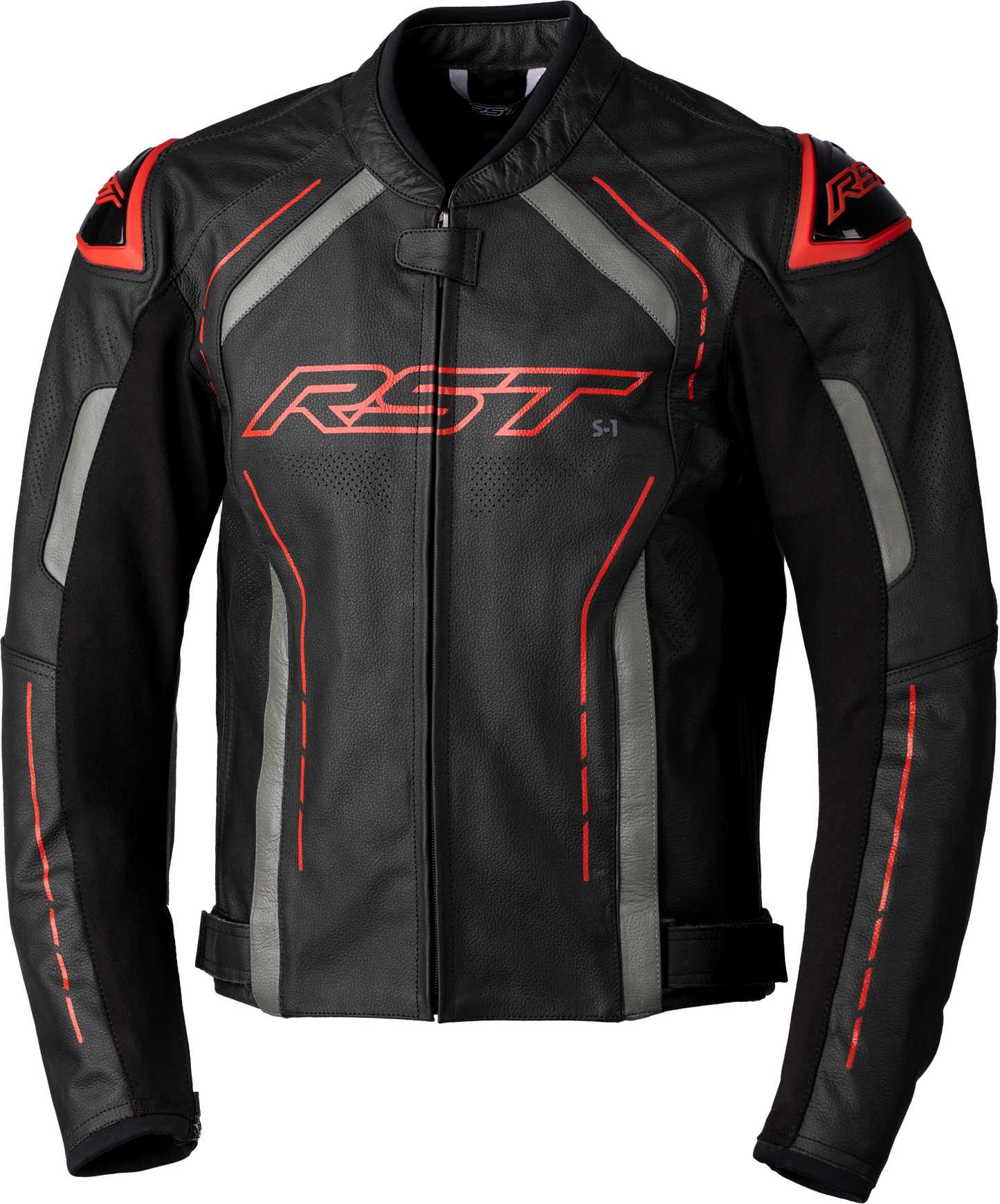 RST S1 Ce Jacket Black/Grey/Red  Leather Xl 556-2977246