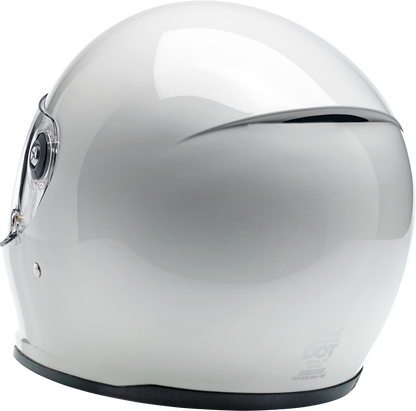 BILTWELL Lane Splitter Helmet - Gloss White - Small 1004-104-102