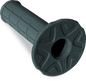 ProTaper 1/2 Waffle Grips - Med Dark Gray