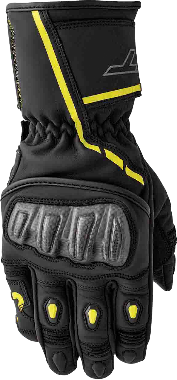 RST S1 Glove Blk/Flo-Yel Leather Md 556-3650309
