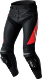 RST Tractech Evo D3o Pants Blk/Flo Red Leather Sm 556-3636230