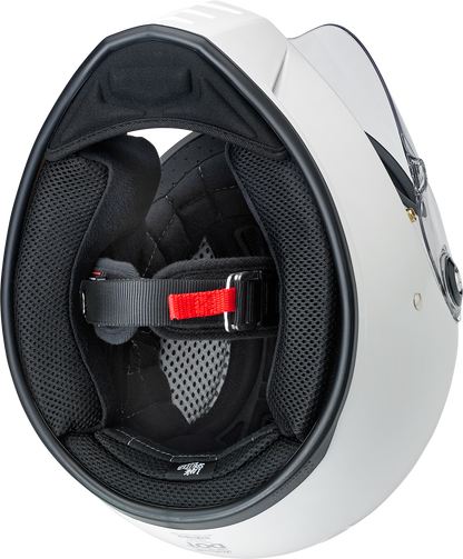 BILTWELL Lane Splitter Helmet - Gloss White - Medium 1004-104-103