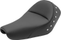 SADDLEMEN Heels Down Solo Seat - Without Backrest - Studded - Black 807-11-0011