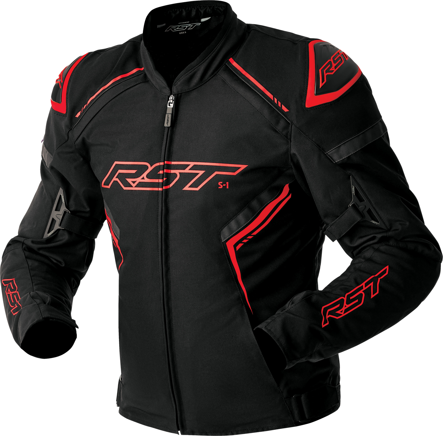 RST S1 D3o Textile Jacket Black/Grey/Red 3x 556-3614450