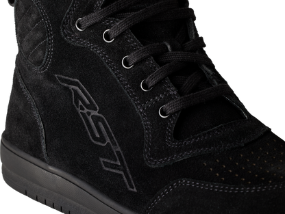 IN STOCK RST HITOP MOTO SNEAKER CE BOOT BLACK SUEDE SZ 8 - 556-3052041